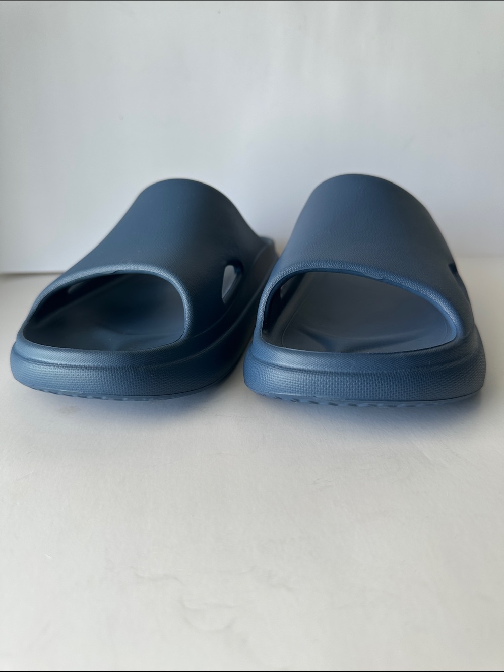 Slides Navy Unisex Size L W9-10 / M7-8 Ultra Soft EVA. 32 Degrees Cool. - Picture 9 of 14